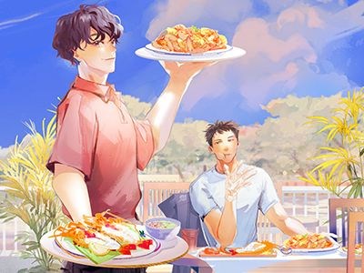 กุ้งเผากับคนเหงาทั้งสาม